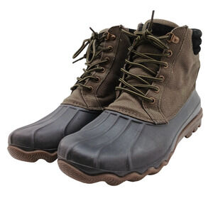 Sperry Top-Sider Winter/Snow Avenue Duck Boot Brown/Black Size 10.5 [STS18187]
